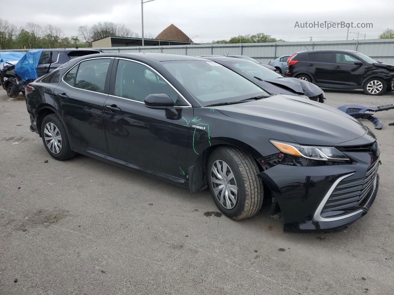 2021 Toyota Camry Le Black vin: 4T1C31AK8MU025605