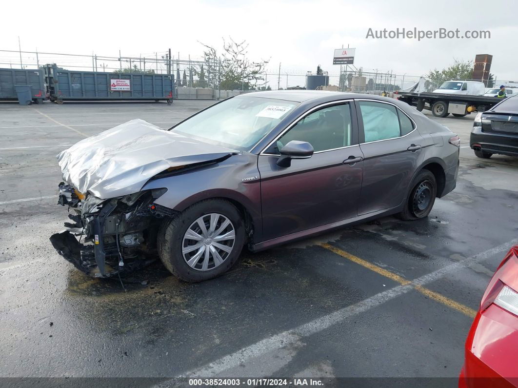 2021 Toyota Camry Le Hybrid Gray vin: 4T1C31AKXMU031275