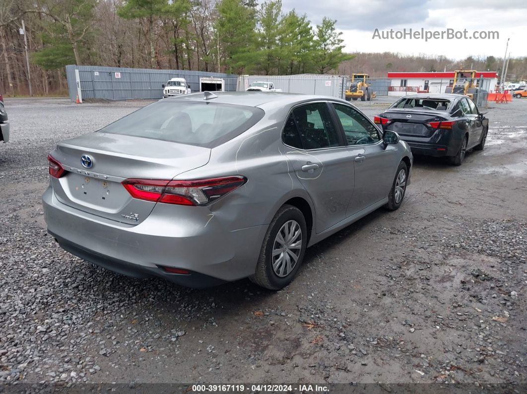 2021 Toyota Camry Le Hybrid Silver vin: 4T1C31AKXMU561942