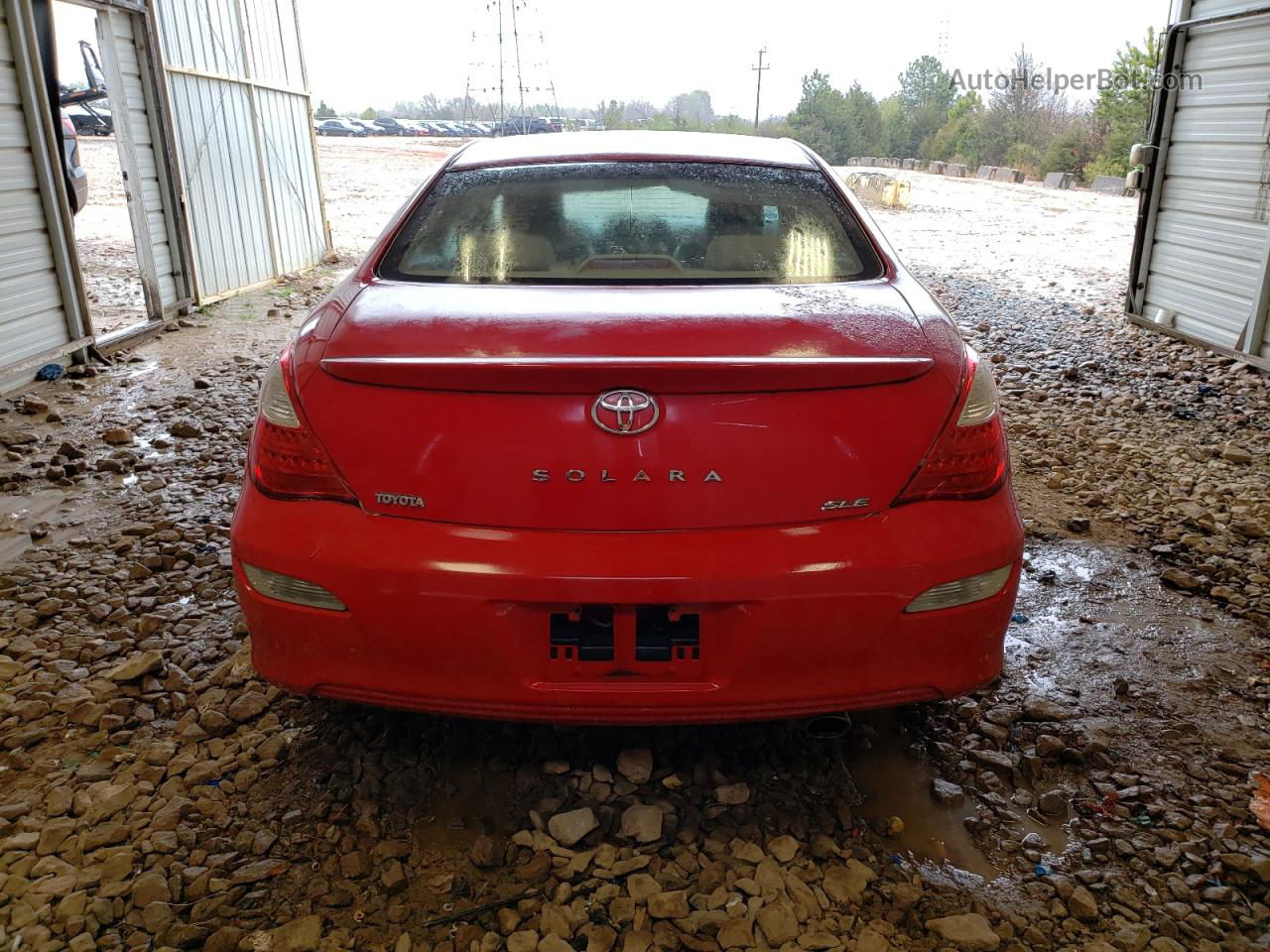 2007 Toyota Camry Solara Se Red vin: 4T1CA30P47U130791