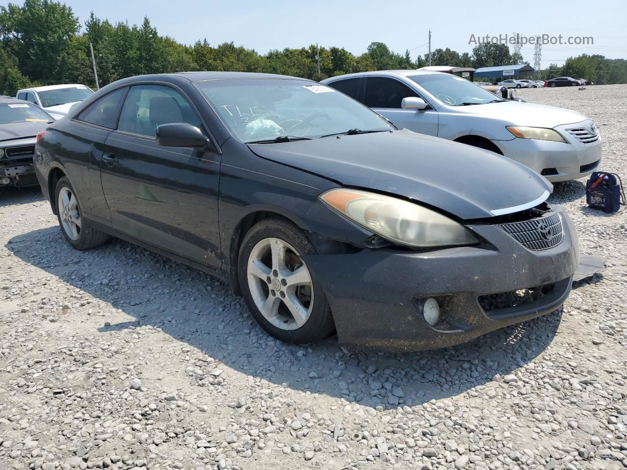 2005 Toyota Camry Solara Se Черный vin: 4T1CA38P25U059253