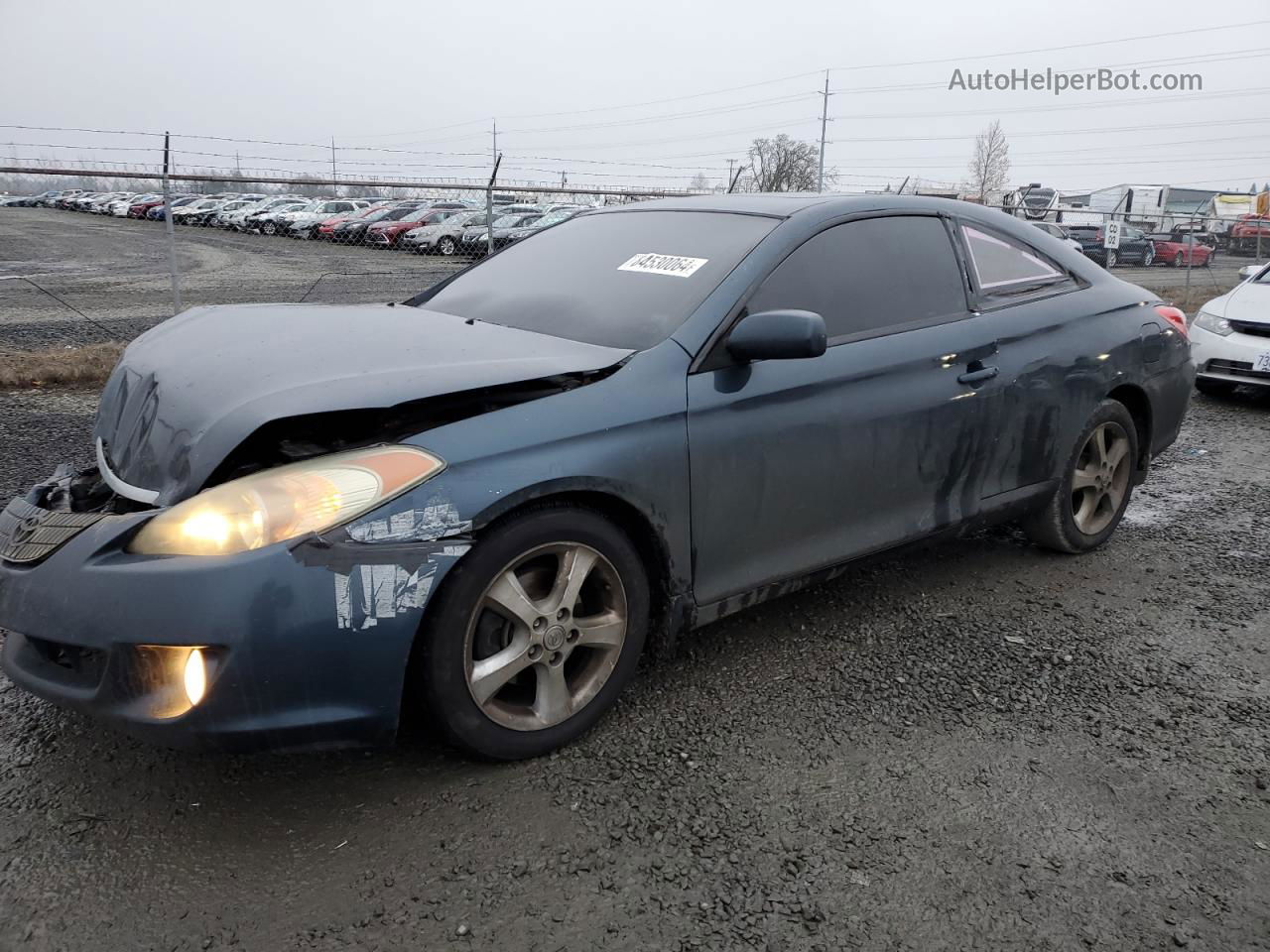 2005 Toyota Camry Solara Se Blue vin: 4T1CA38P45U059139