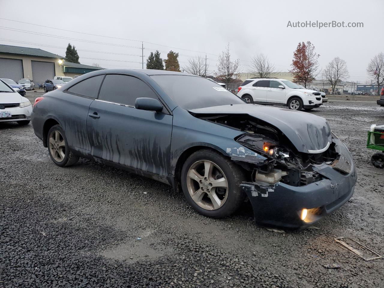 2005 Toyota Camry Solara Se Blue vin: 4T1CA38P45U059139
