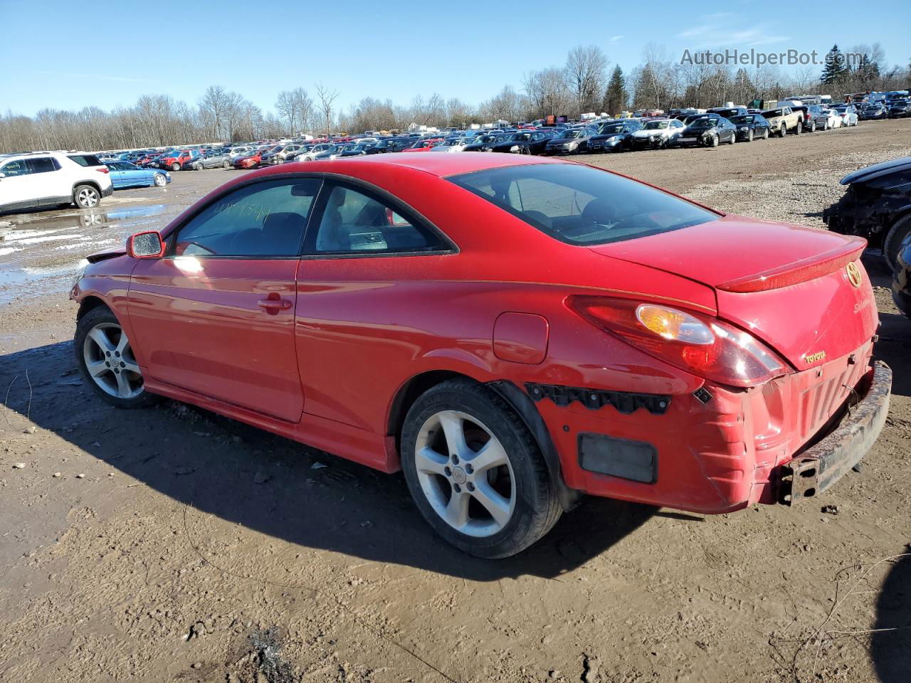 2005 Toyota Camry Solara Se Red vin: 4T1CA38P65U044416