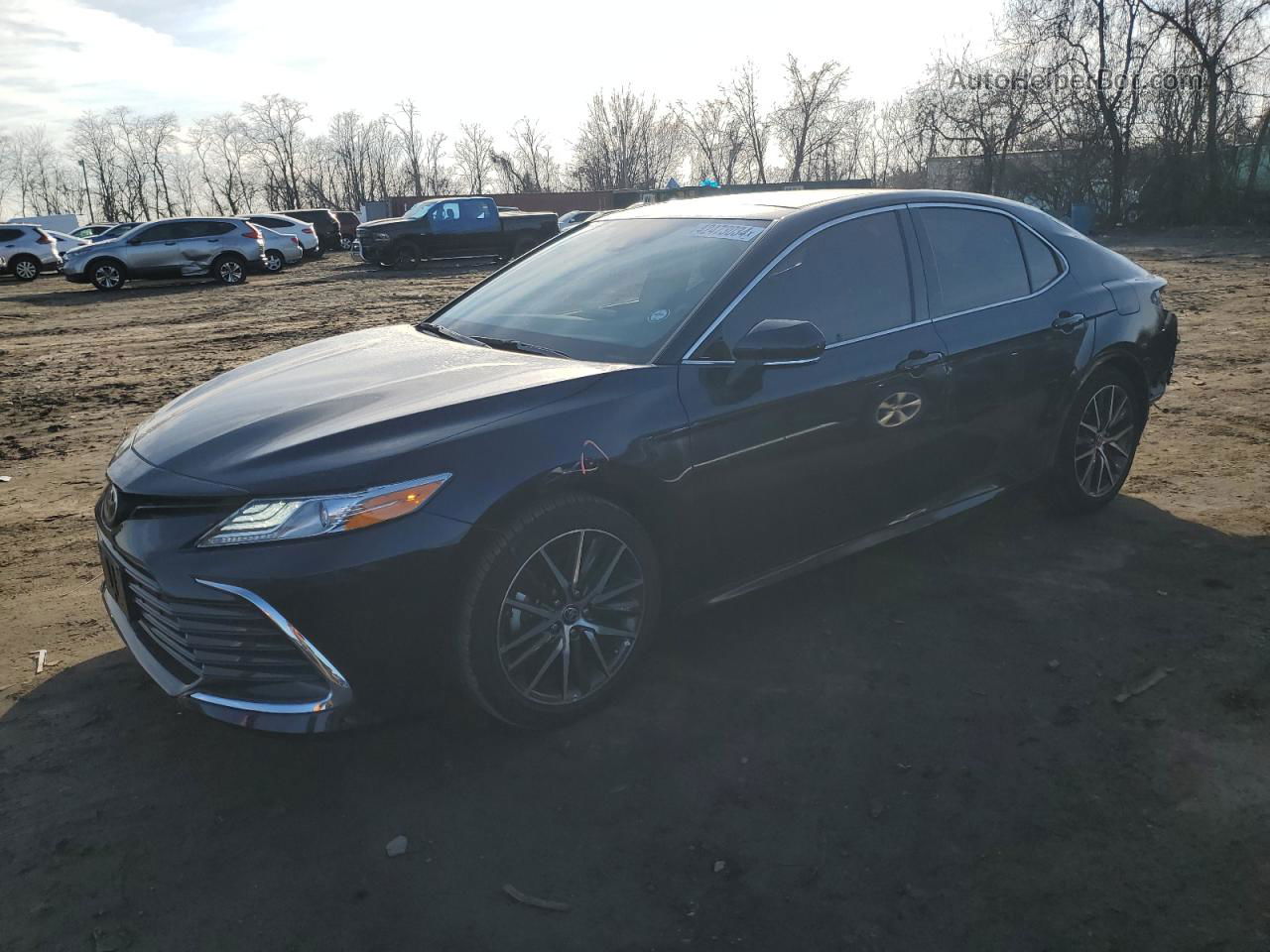 2021 Toyota Camry Xle Blue vin: 4T1F11AK2MU402562