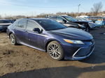 2021 Toyota Camry Xle Blue vin: 4T1F11AK2MU402562