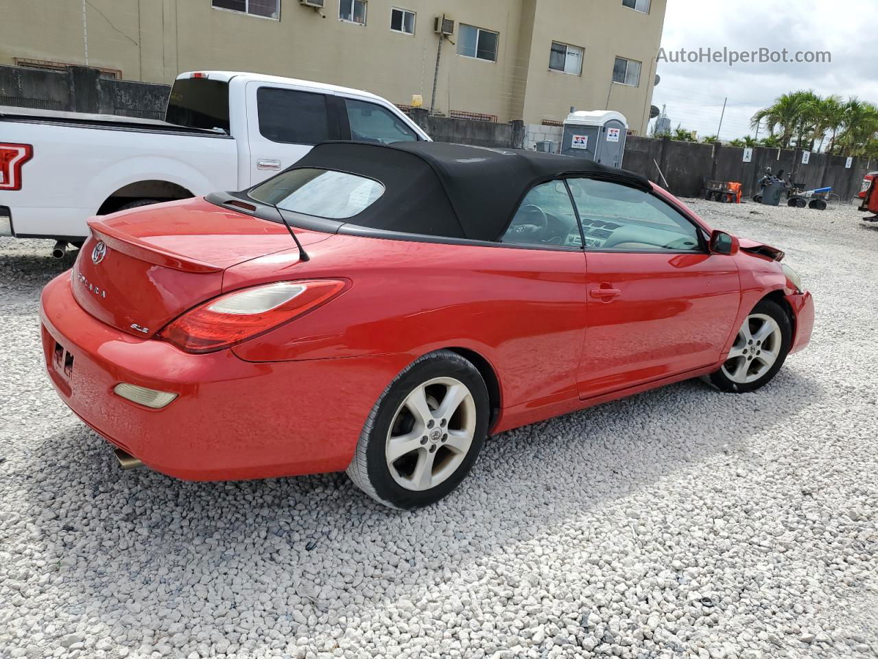 2007 Toyota Camry Solara Se Красный vin: 4T1FA38P27U124165