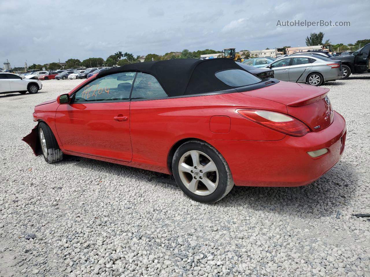 2007 Toyota Camry Solara Se Красный vin: 4T1FA38P27U124165