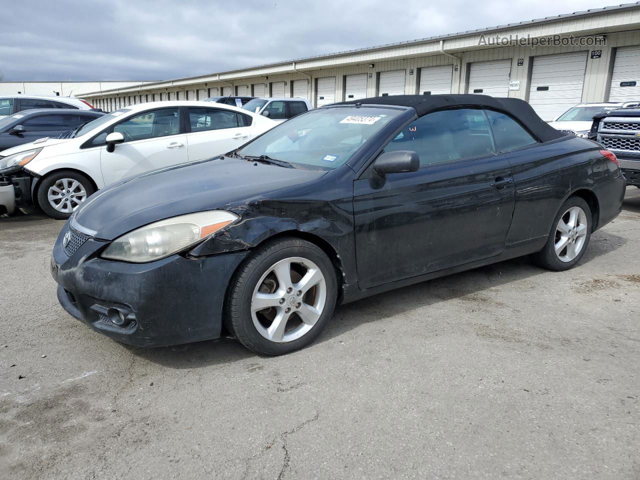 2008 Toyota Camry Solara Se Black vin: 4T1FA38P28U158298