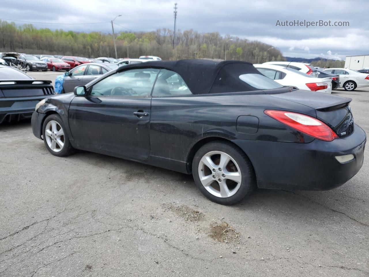 2008 Toyota Camry Solara Se Черный vin: 4T1FA38P28U158298