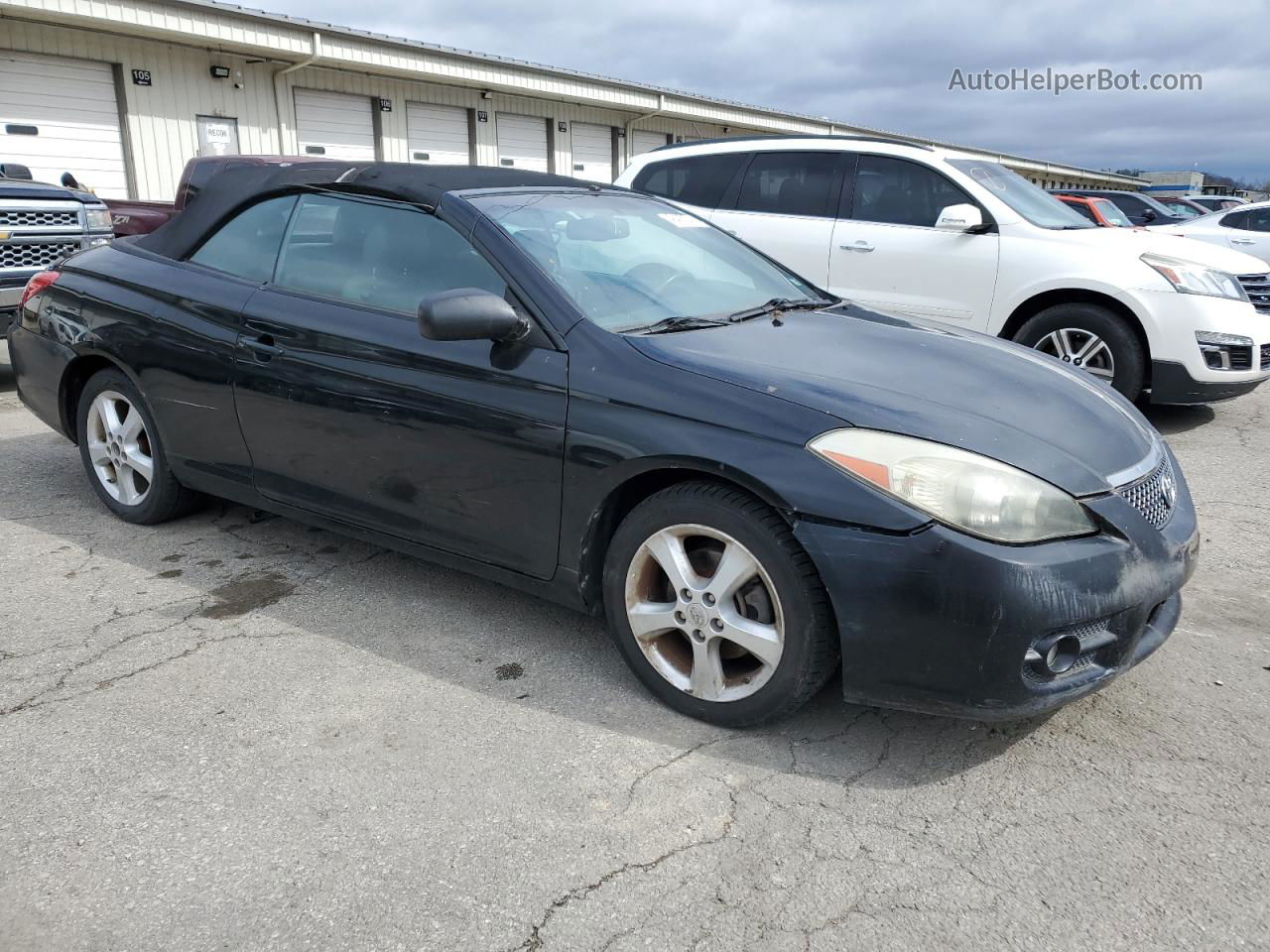 2008 Toyota Camry Solara Se Black vin: 4T1FA38P28U158298