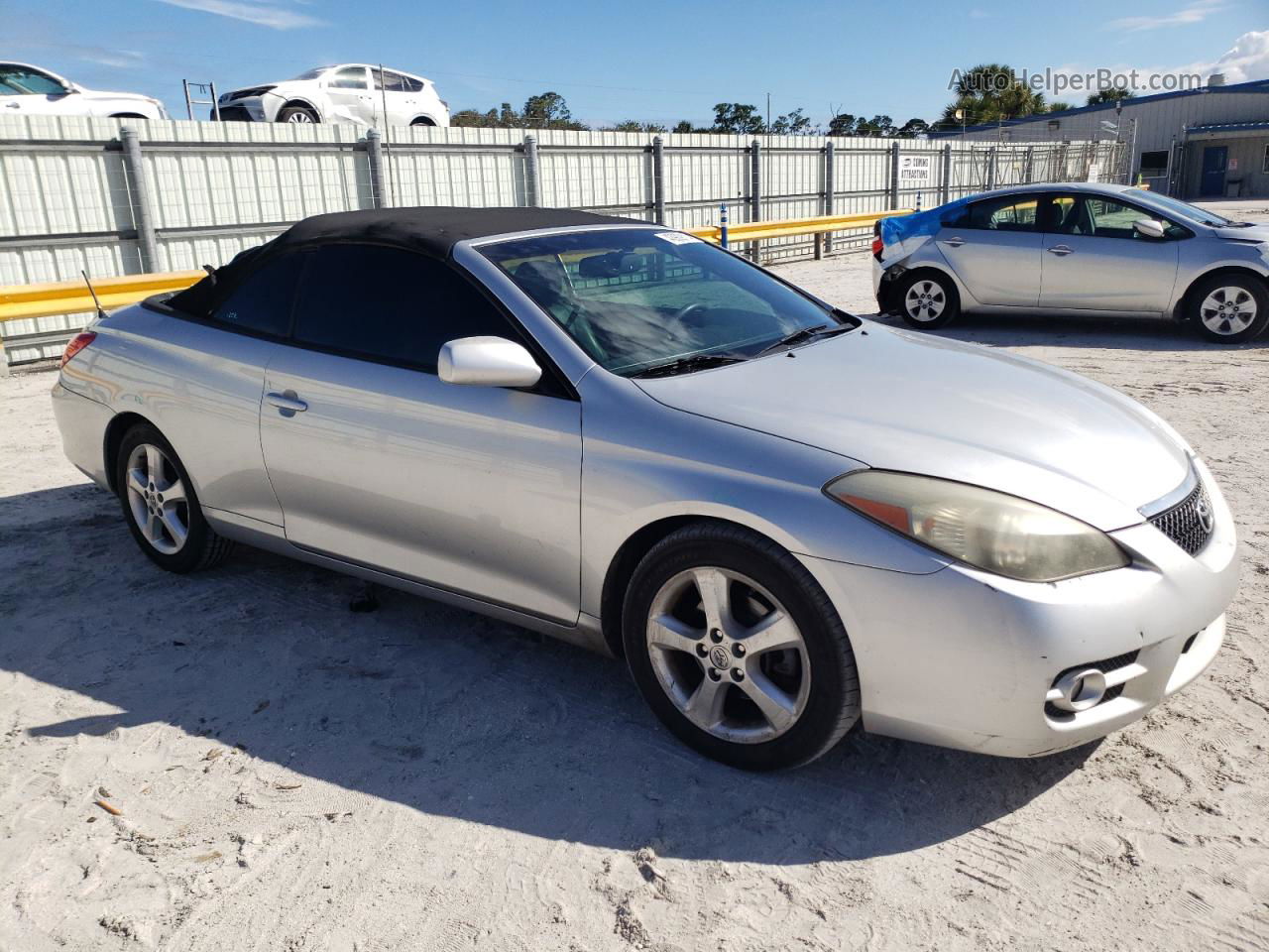 2008 Toyota Camry Solara Se Silver vin: 4T1FA38P38U157774