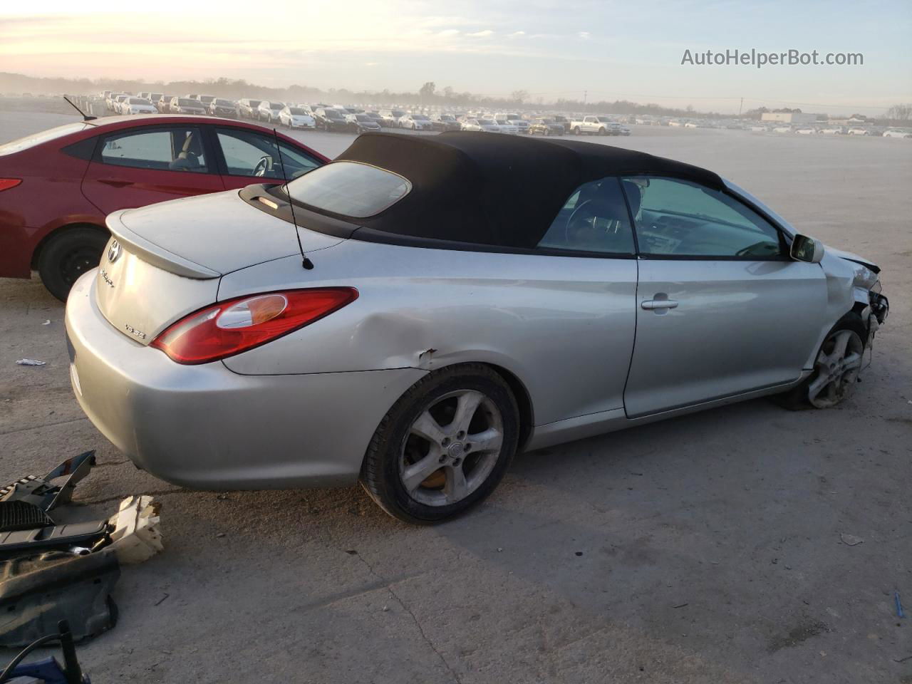 2005 Toyota Camry Solara Se Серебряный vin: 4T1FA38P75U048603