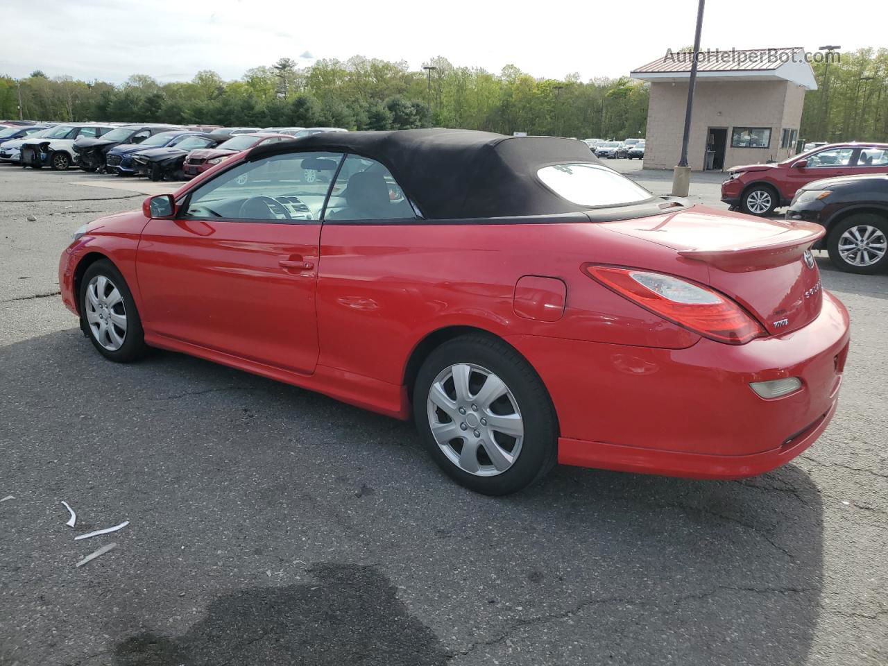 2007 Toyota Camry Solara Se Red vin: 4T1FA38P87U109119