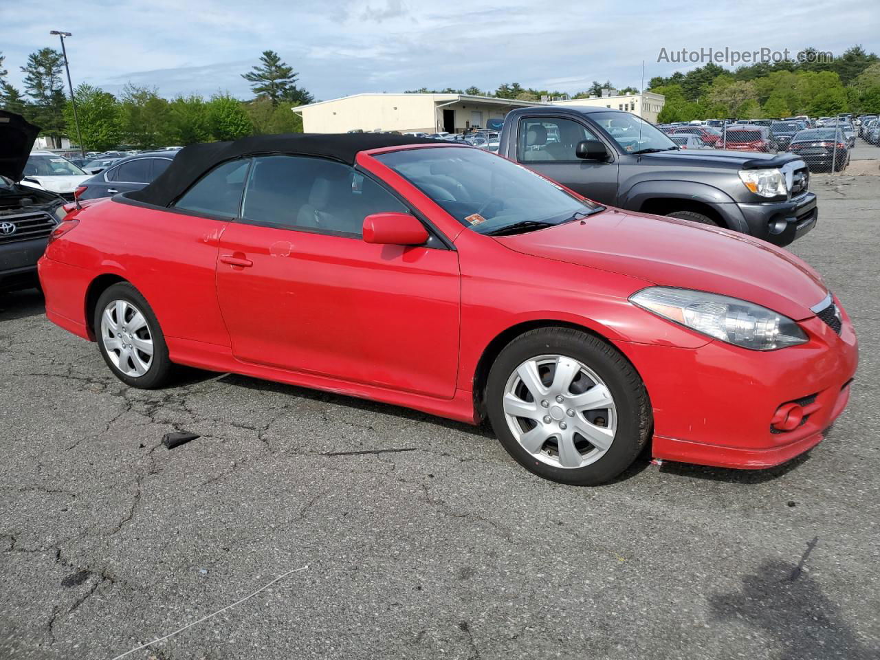 2007 Toyota Camry Solara Se Red vin: 4T1FA38P87U109119