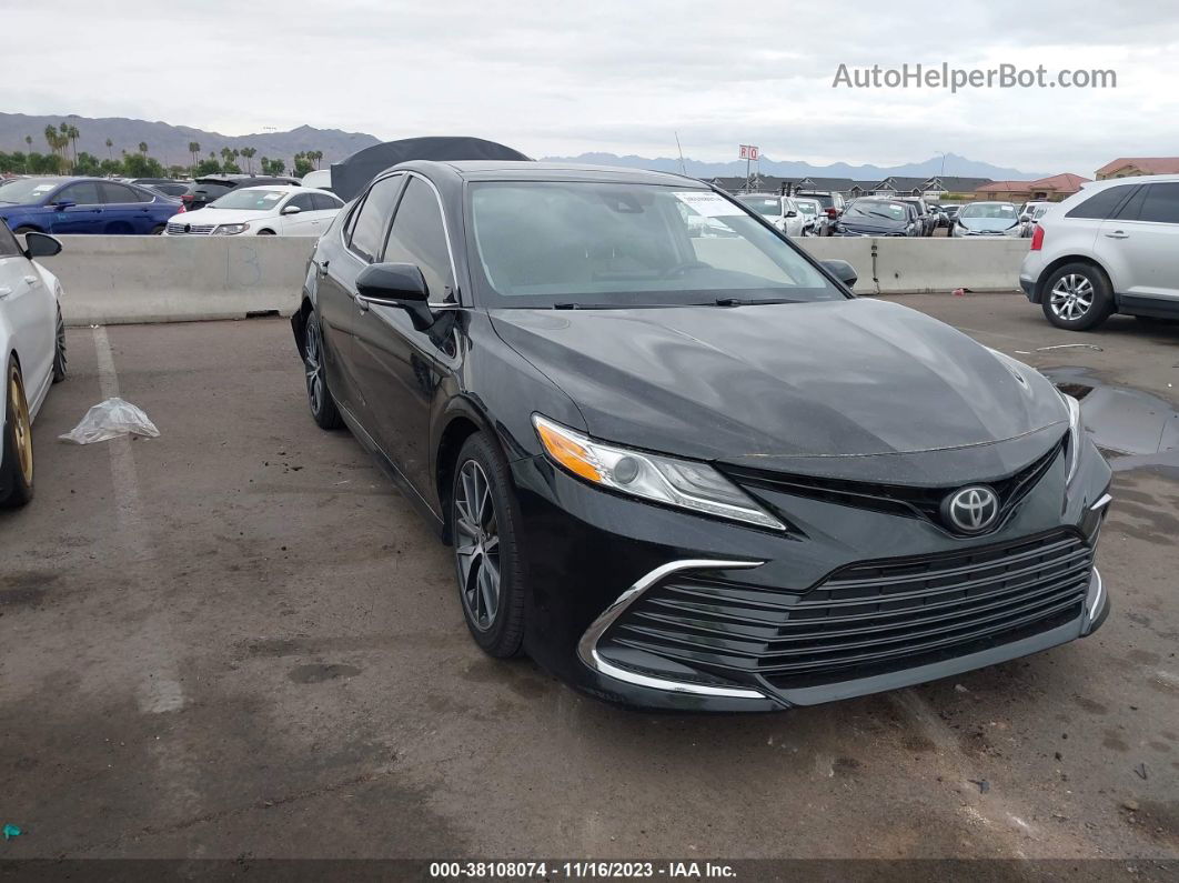 2021 Toyota Camry Xle V6 Black vin: 4T1FZ1AKXMU050890