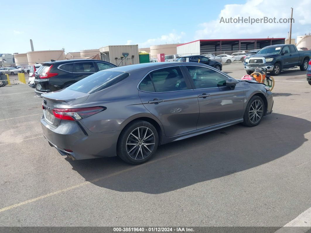 2021 Toyota Camry Se Gray vin: 4T1G11AK0MU434155