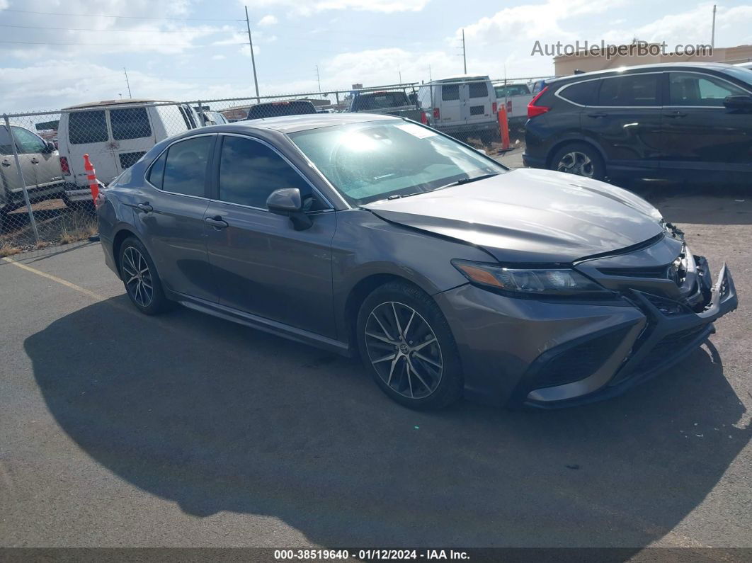 2021 Toyota Camry Se Gray vin: 4T1G11AK0MU434155