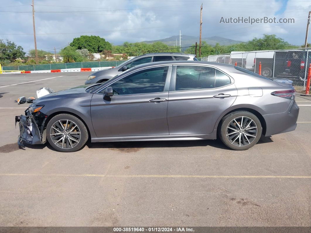 2021 Toyota Camry Se Gray vin: 4T1G11AK0MU434155