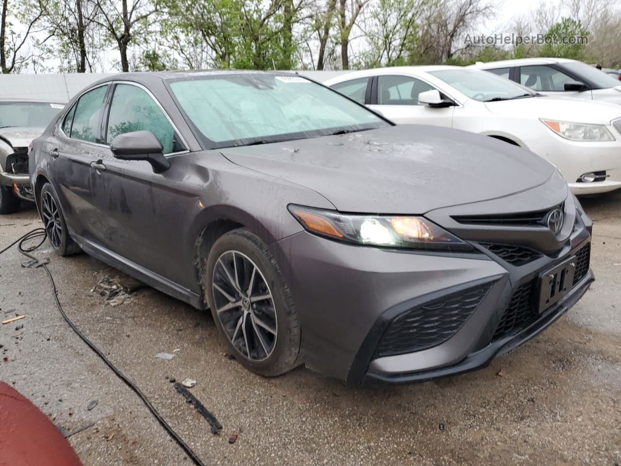 2021 Toyota Camry Se Charcoal vin: 4T1G11AK0MU445656