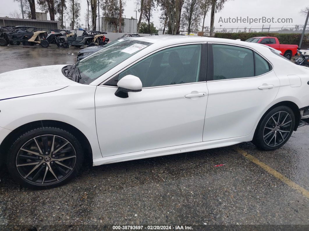 2021 Toyota Camry Se White vin: 4T1G11AK0MU449982