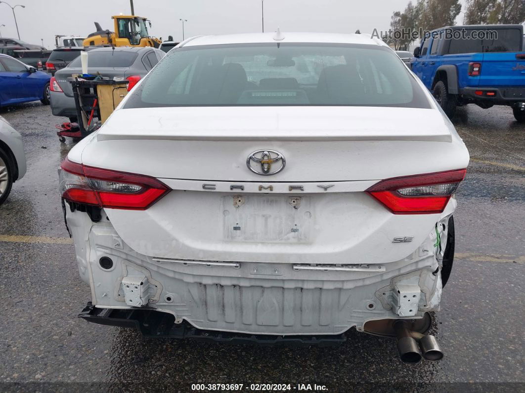 2021 Toyota Camry Se White vin: 4T1G11AK0MU449982