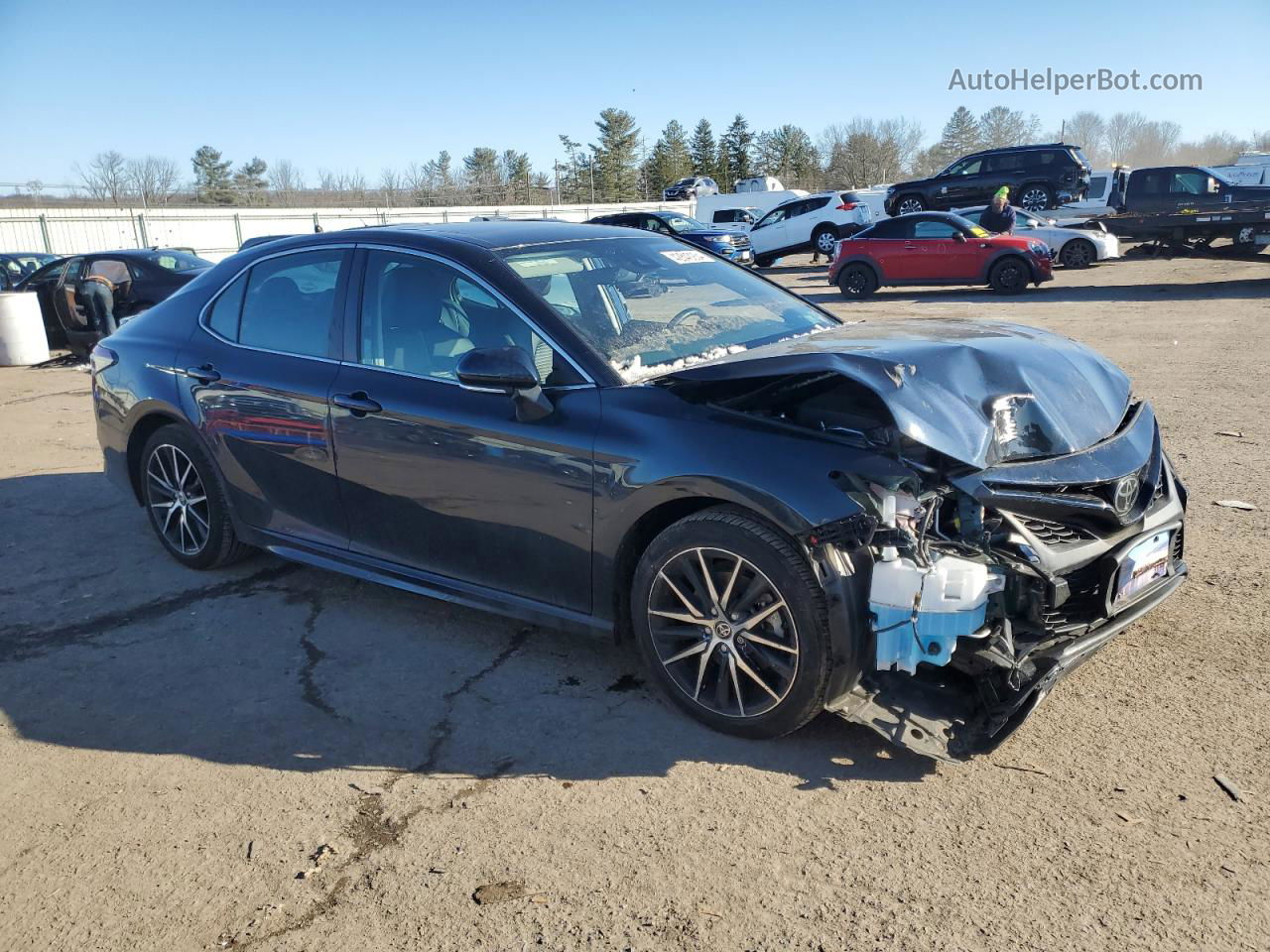 2021 Toyota Camry Se Black vin: 4T1G11AK0MU497272