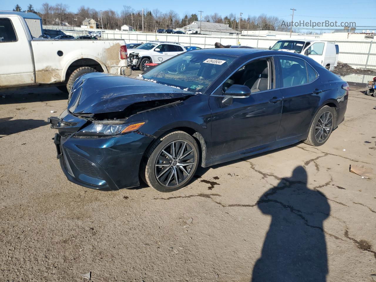 2021 Toyota Camry Se Black vin: 4T1G11AK0MU497272