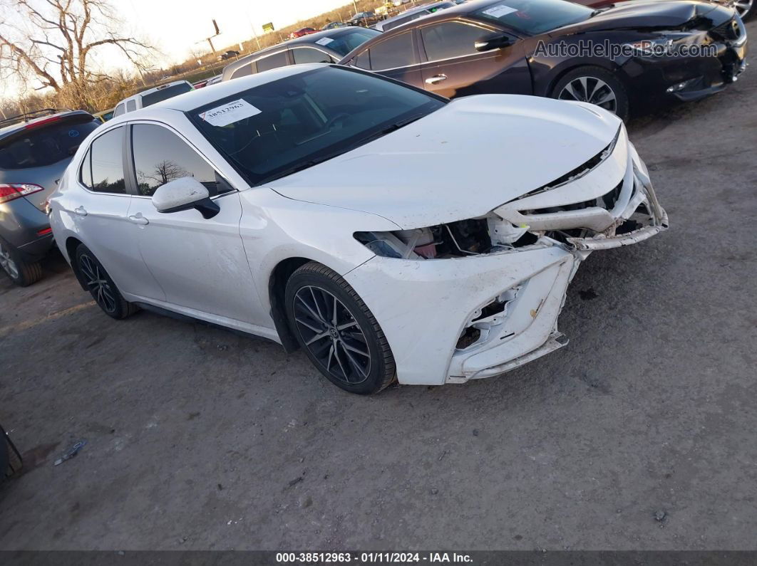 2021 Toyota Camry Se White vin: 4T1G11AK0MU539648