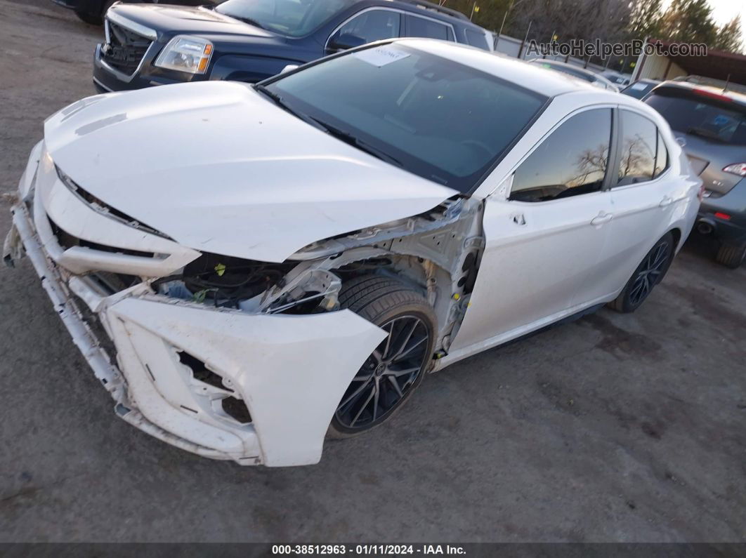 2021 Toyota Camry Se White vin: 4T1G11AK0MU539648