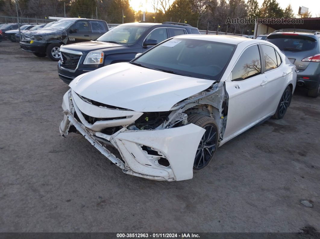 2021 Toyota Camry Se White vin: 4T1G11AK0MU539648