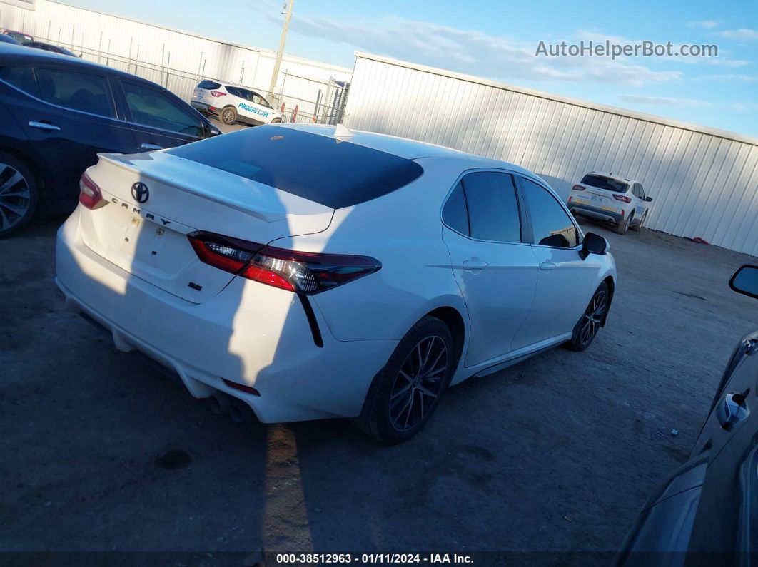 2021 Toyota Camry Se White vin: 4T1G11AK0MU539648