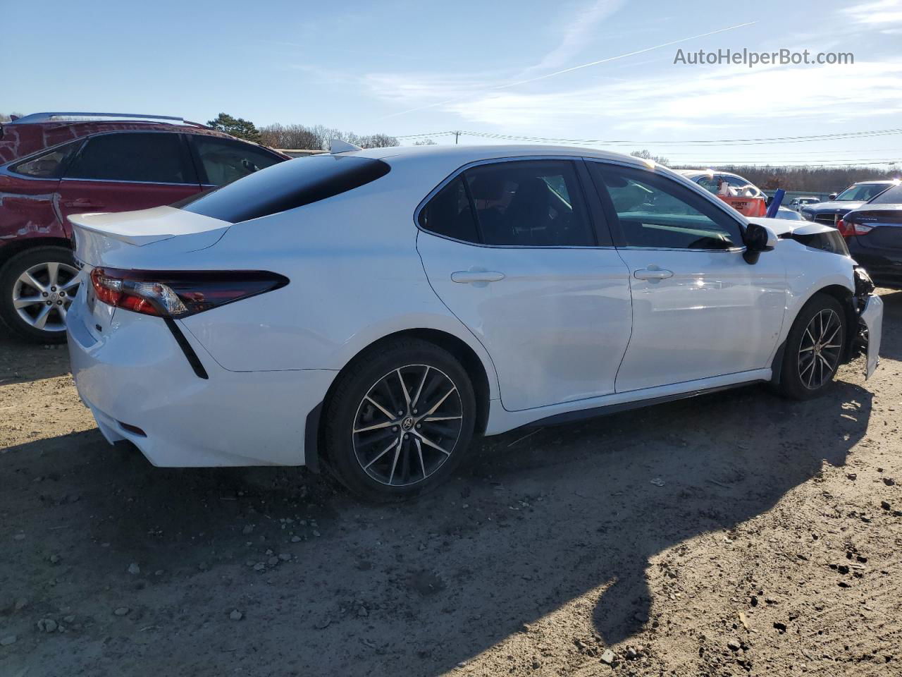 2021 Toyota Camry Se White vin: 4T1G11AK0MU543280