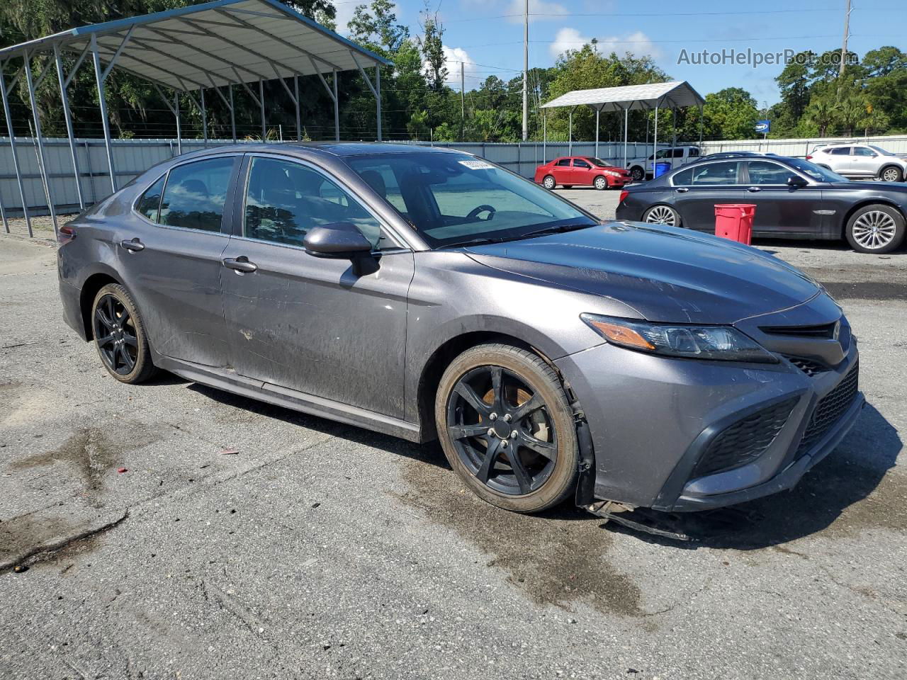 2021 Toyota Camry Se Charcoal vin: 4T1G11AK0MU566879