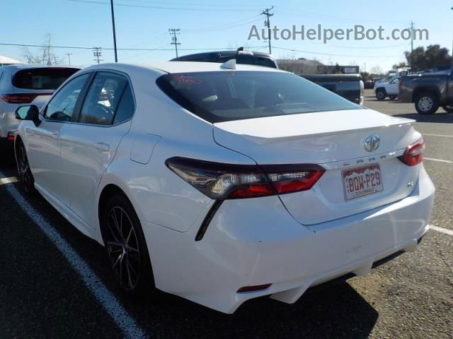 2021 Toyota Camry Se White vin: 4T1G11AK0MU587196