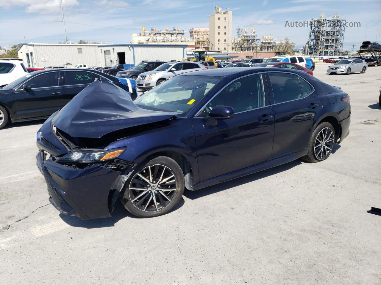 2021 Toyota Camry Se Синий vin: 4T1G11AK0MU596013