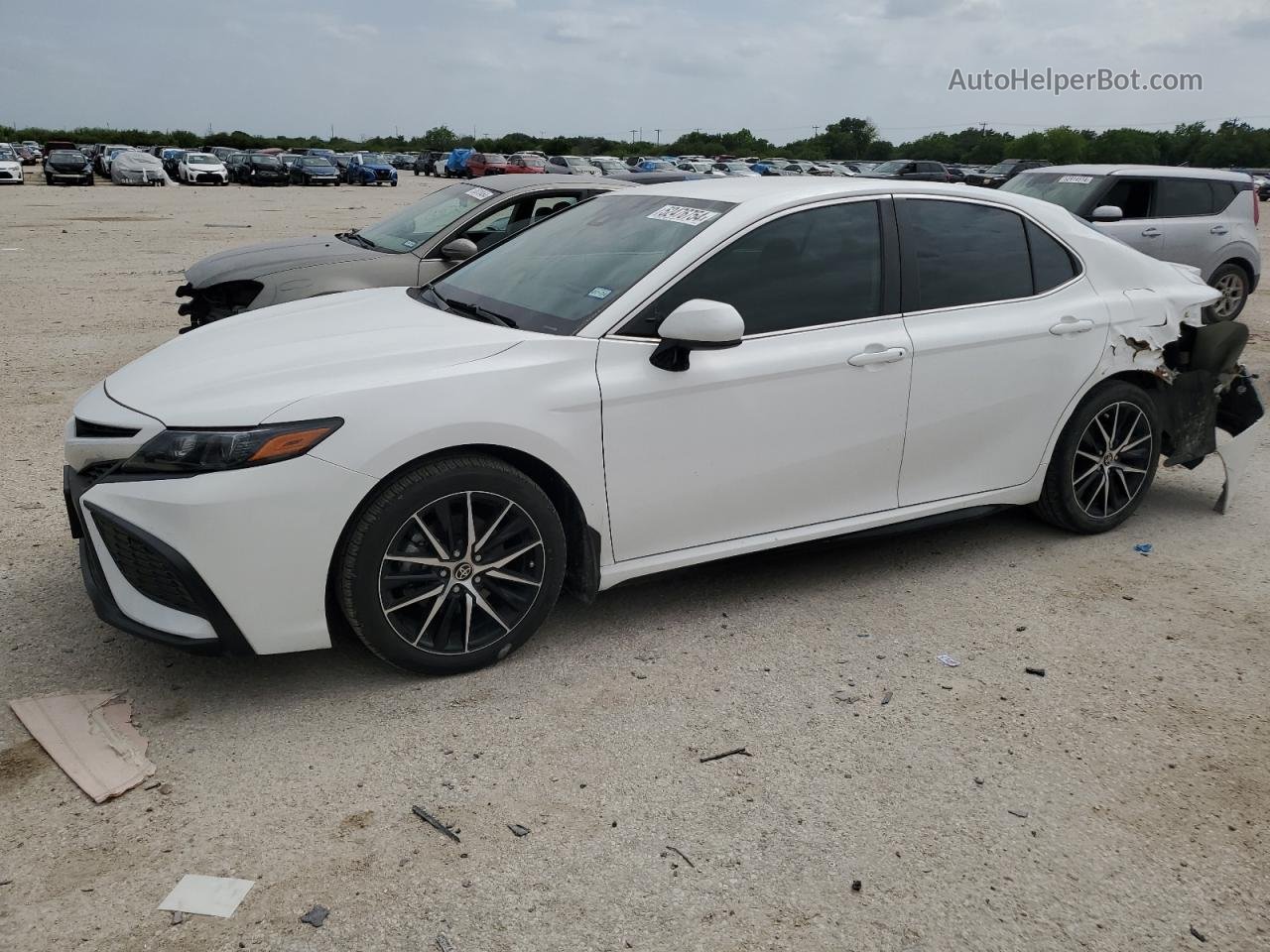 2021 Toyota Camry Se White vin: 4T1G11AK0MU616888