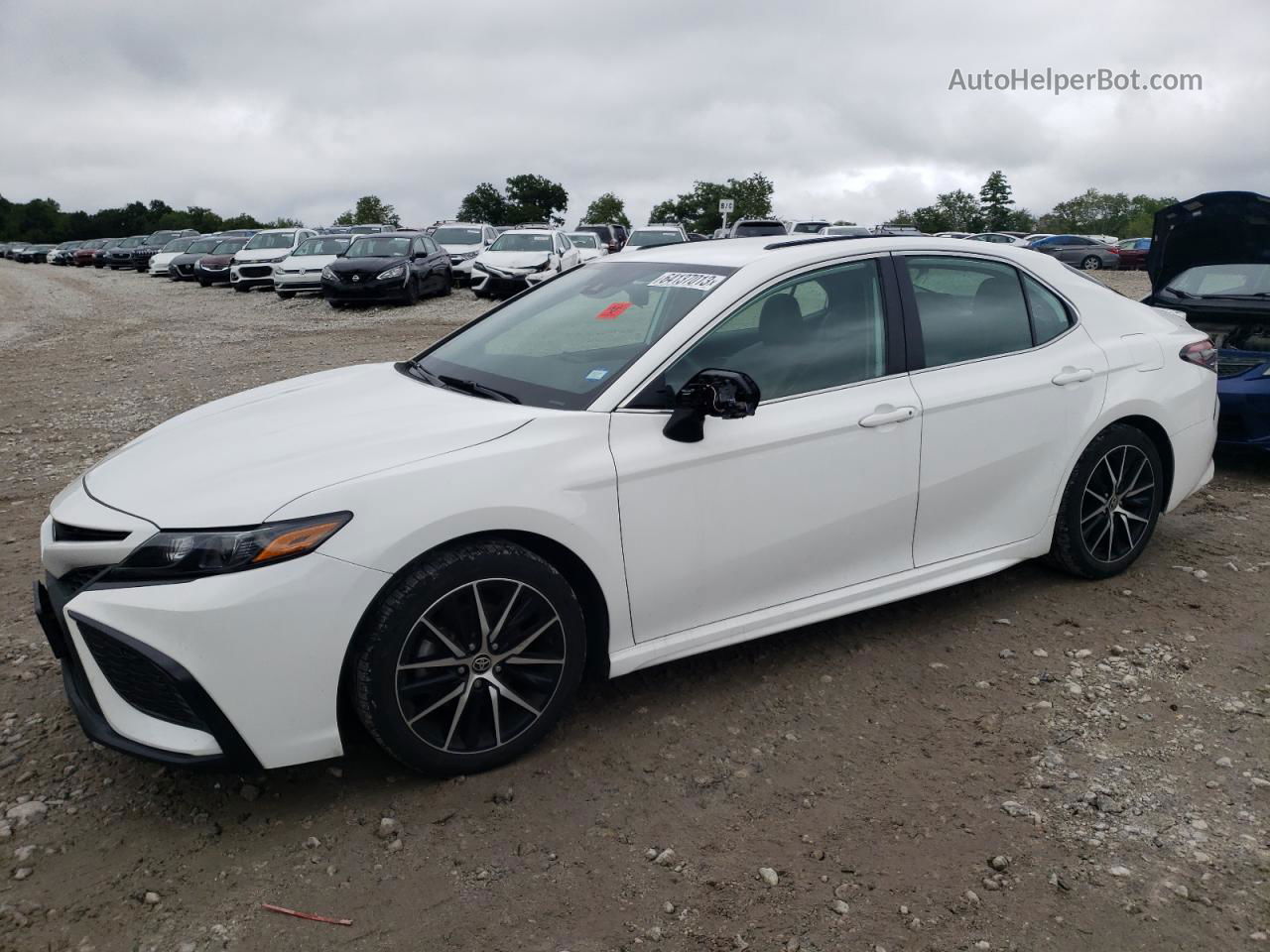 2021 Toyota Camry Se White vin: 4T1G11AK1MU404761