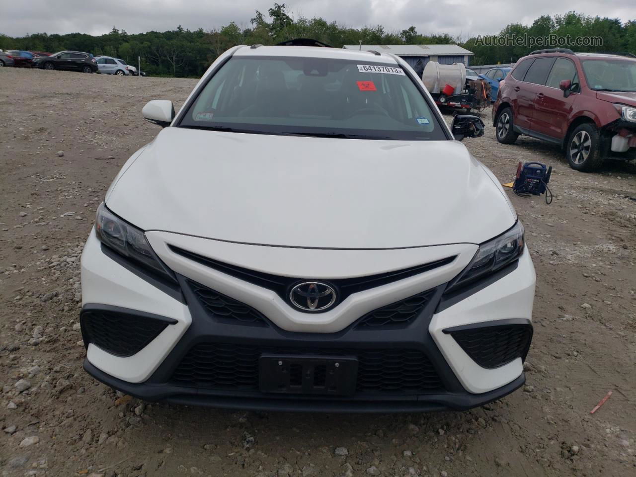 2021 Toyota Camry Se White vin: 4T1G11AK1MU404761