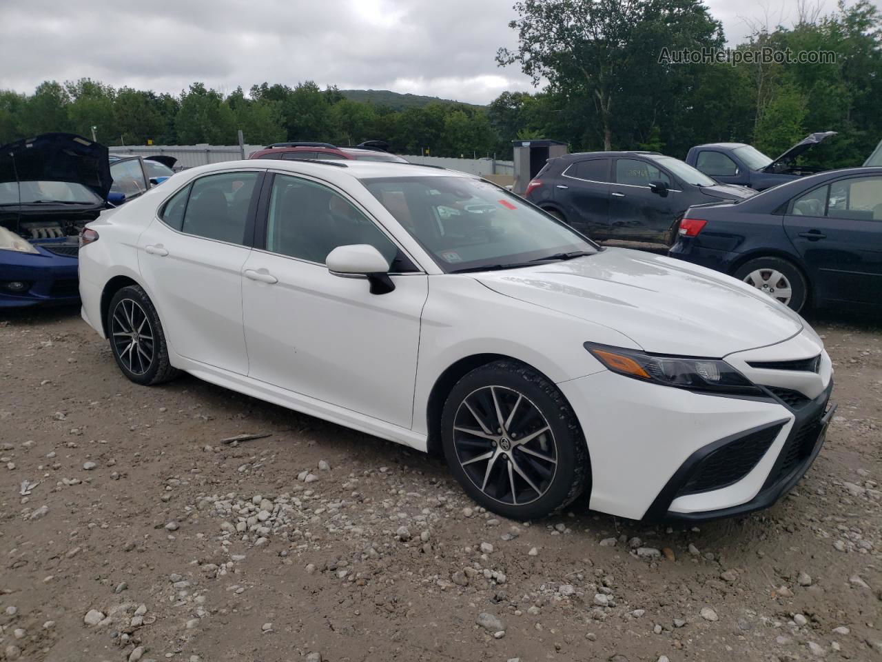 2021 Toyota Camry Se Белый vin: 4T1G11AK1MU404761