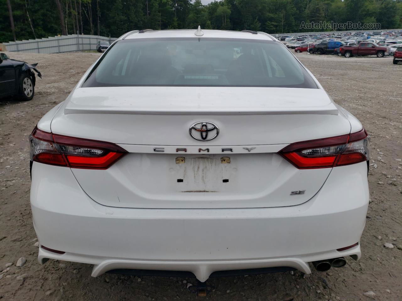 2021 Toyota Camry Se Белый vin: 4T1G11AK1MU404761