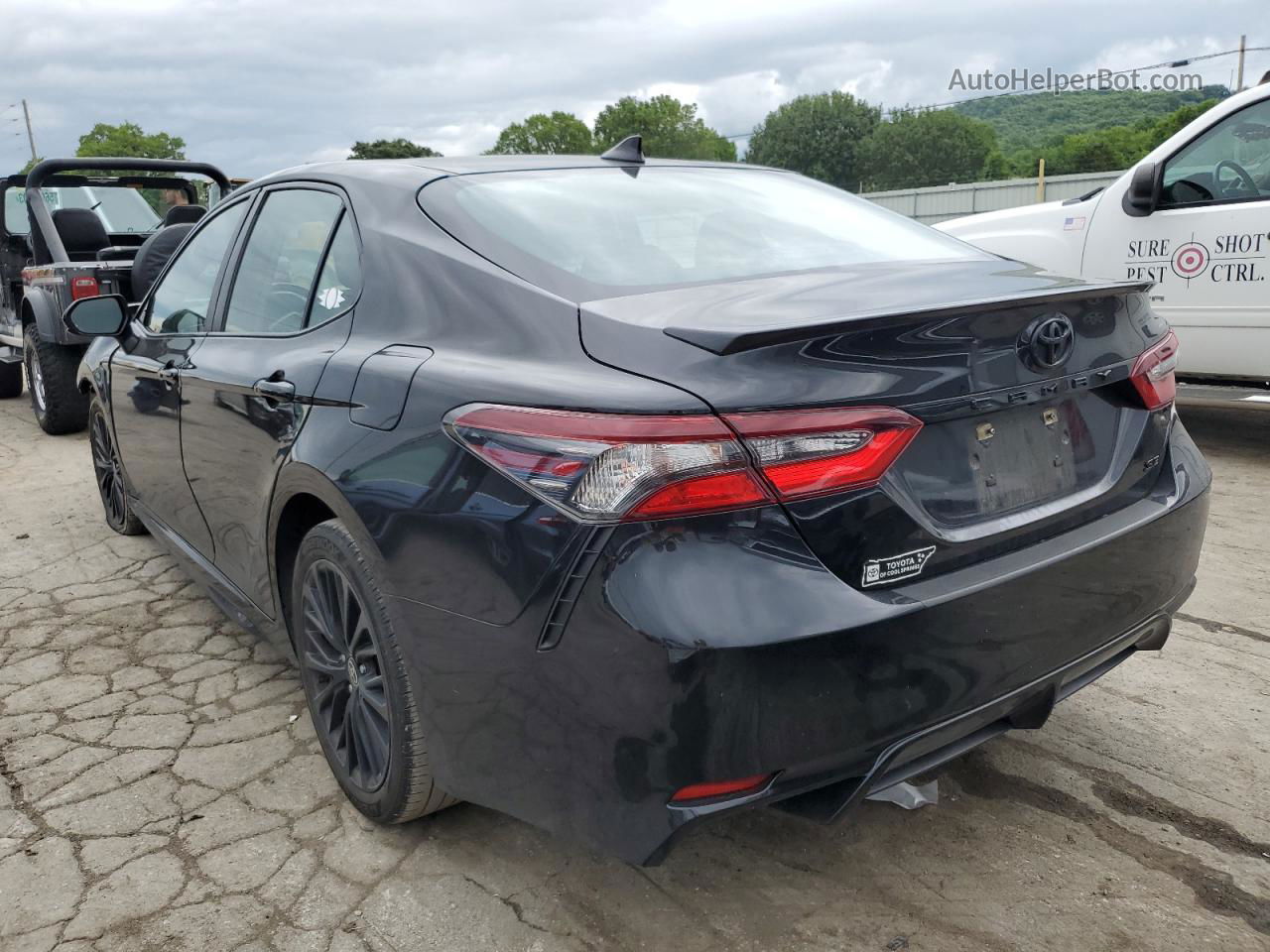 2021 Toyota Camry Se Black vin: 4T1G11AK1MU406350