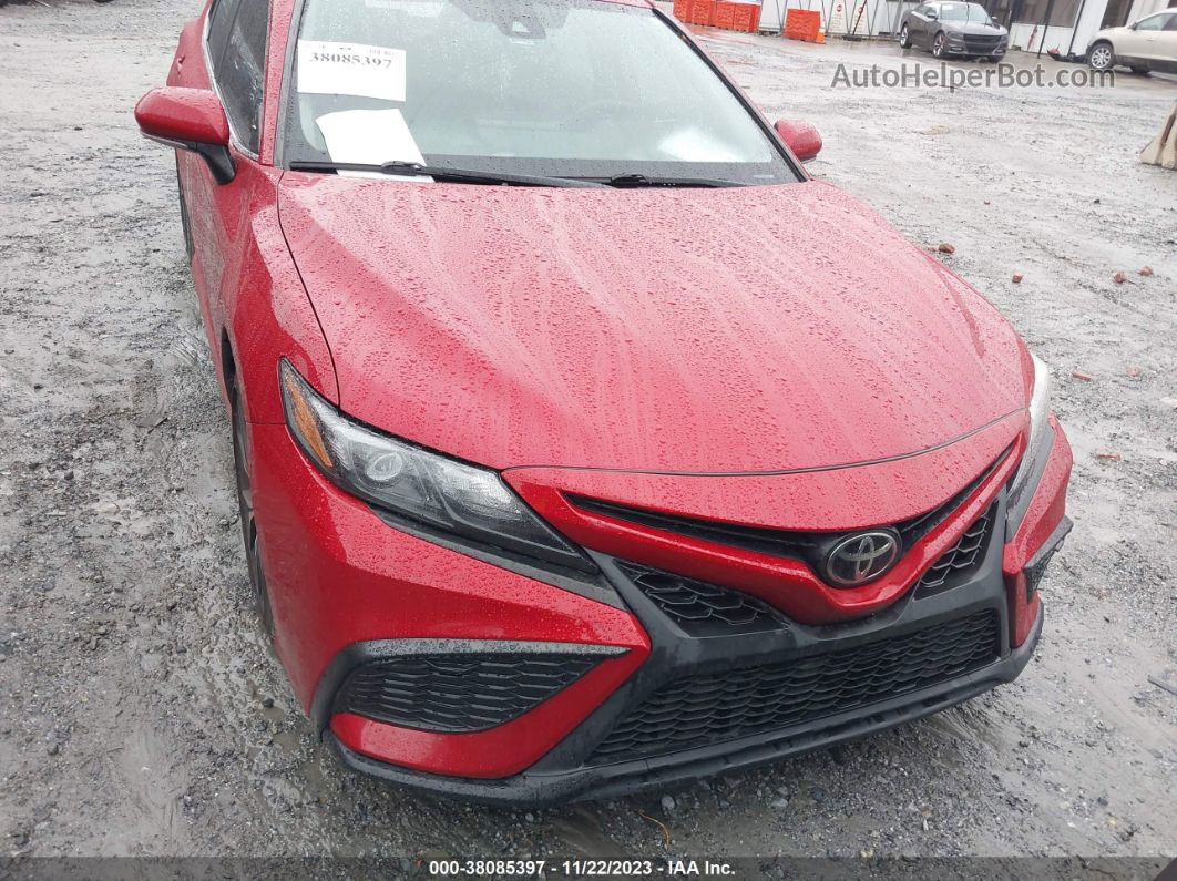 2021 Toyota Camry Se Красный vin: 4T1G11AK1MU416599