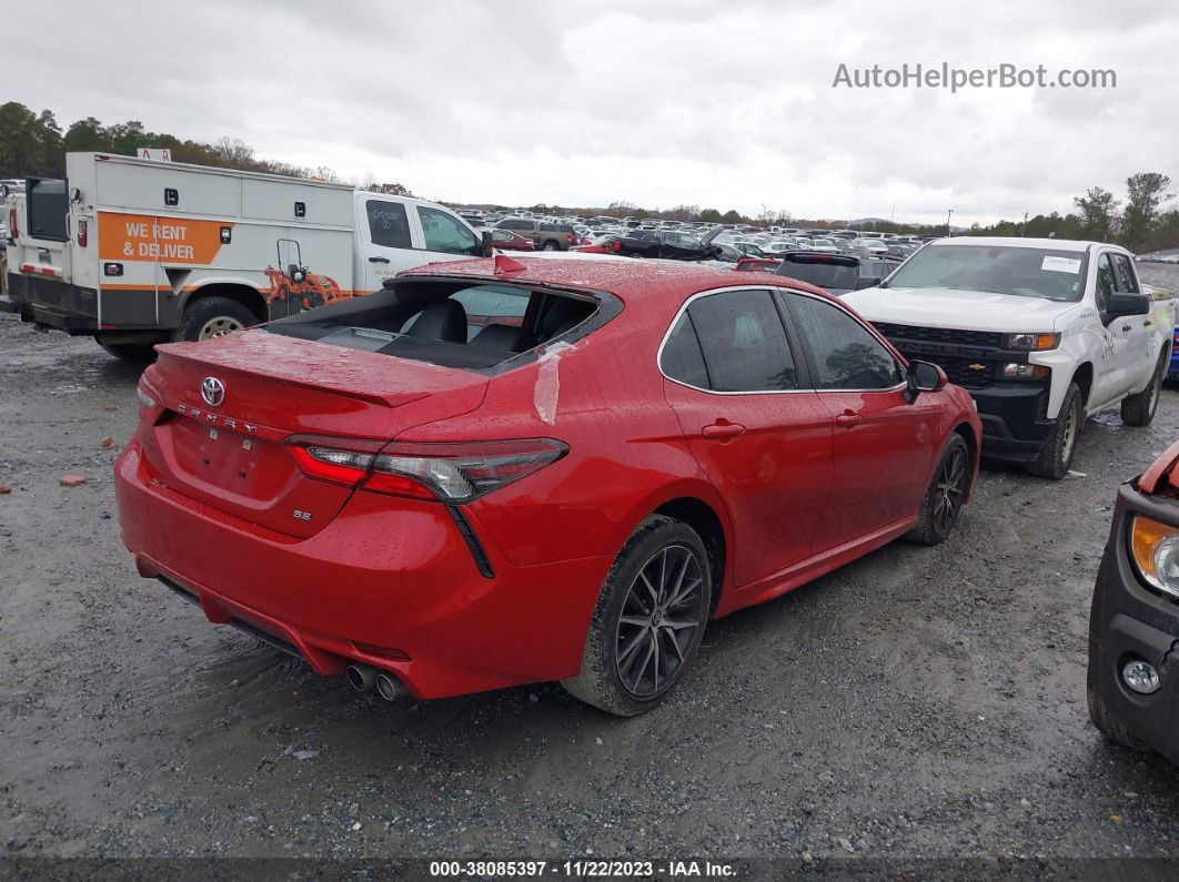 2021 Toyota Camry Se Красный vin: 4T1G11AK1MU416599