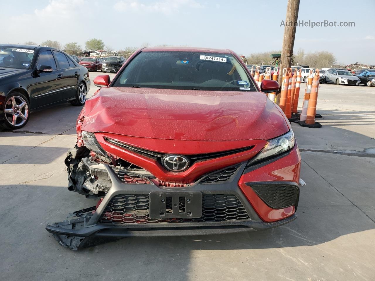 2021 Toyota Camry Se Red vin: 4T1G11AK1MU435511