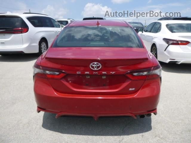 2021 Toyota Camry Se Red vin: 4T1G11AK1MU438571