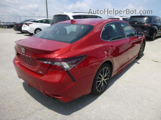 2021 Toyota Camry Se Red vin: 4T1G11AK1MU438571