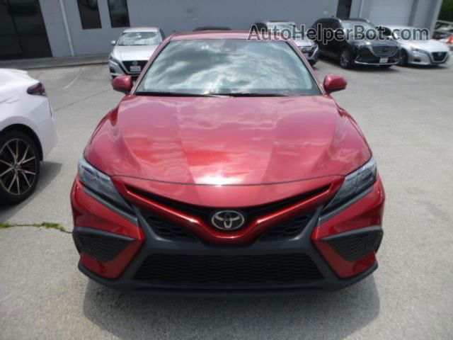 2021 Toyota Camry Se Red vin: 4T1G11AK1MU438571