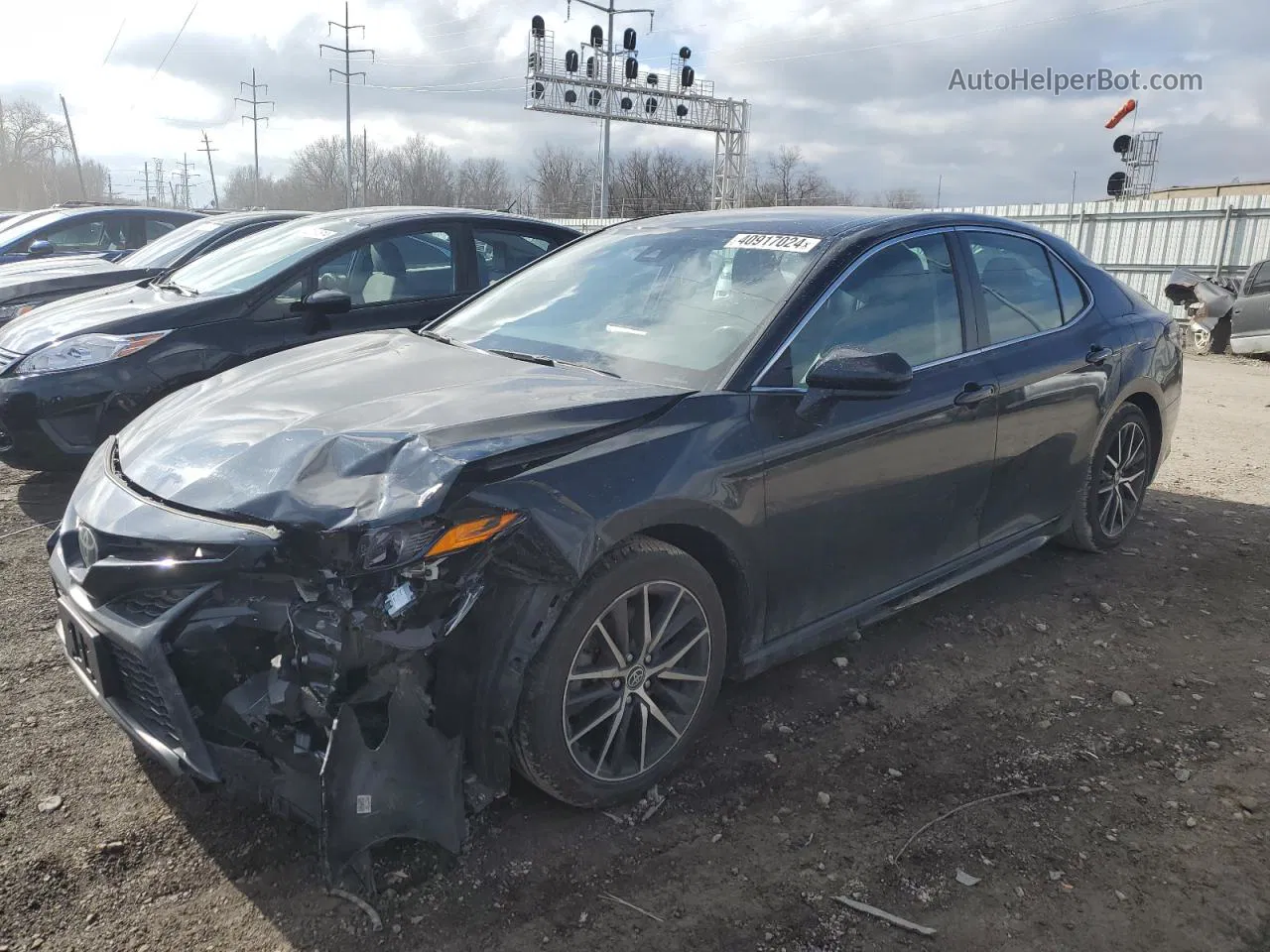 2021 Toyota Camry Se Black vin: 4T1G11AK1MU443480