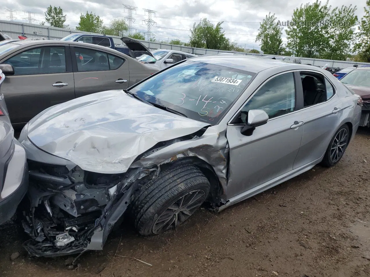 2021 Toyota Camry Se Silver vin: 4T1G11AK1MU443589